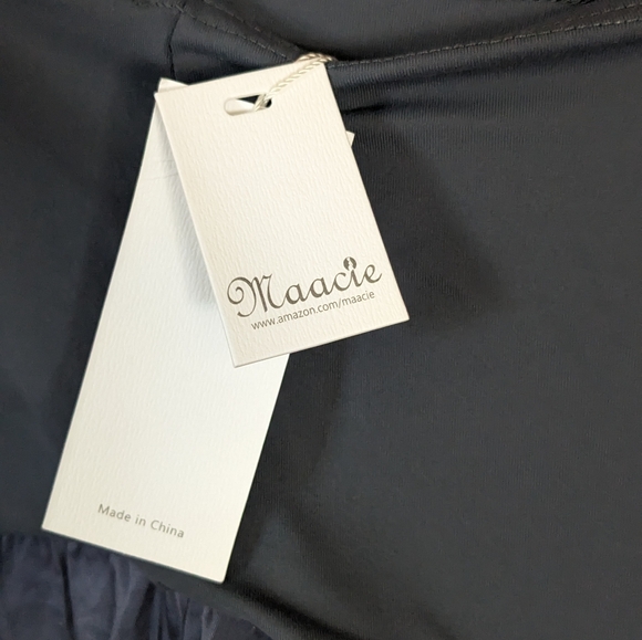 NWT Maacie Woman's Maternity Full Panel Casual Shorts, Folded Hem - Picture 8 of 9